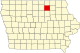 Map of Iowa highlighting Floyd County.svg