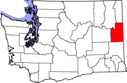 Contea di Spokane – Mappa