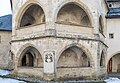 * Nomination Northern exterior wall of the pagan temple with the epitaph (1612 created by Martin Pacobello) of Hanns Pruggmayr at Tentschach with a relief of coat of arms, Domplatz #6, Maria Saal, Carinthia, Austria --Johann Jaritz 02:14, 9 May 2016 (UTC) * Promotion  Support Good quality.--Agnes Monkelbaan 04:52, 9 May 2016 (UTC)