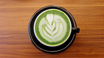 Matcha tea latte