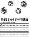 4 snowflakes