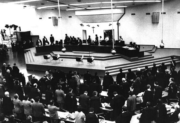 A hearing of the Maxi Trial