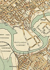 Location of Maylands Airport in 1945 Maylands Airport 1945.jpg