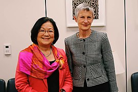 Mazie Hirono & Rosemary Banks