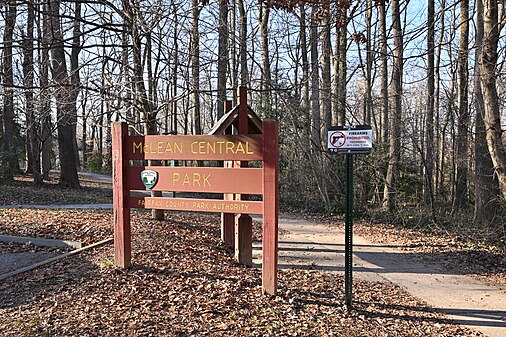 McLean Central Park sign