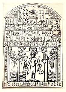 Schema der Stele.