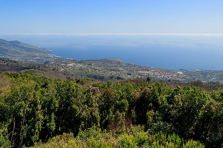 Breña Alta seen from the Mirador de la Cumbre La Palma