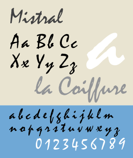 Mistral (typeface) Typeface