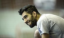 Mohammad Mousavi in Iran national volleyball team training.jpg