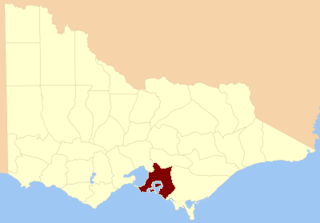County of Mornington Cadastral in Victoria, Australia