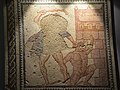 Mosaic panel depicting Theseus and the Minotaur