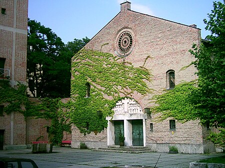 Munich Sendling Himmelfahrtskirche landscape