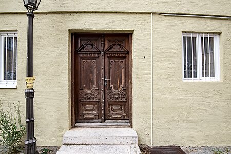 Nördligen, Baldinger Straße 3, Haustür 20170830 001