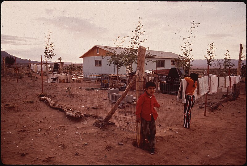 File:NEW NAVAJO COMMUNITY, BUILT BY NAVAJO PINE INDUSTRY - NARA - 544398.jpg