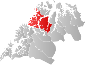 Locația orașului Tromsø