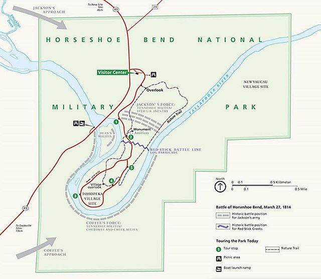 horseshoe bend map