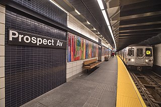 <span class="mw-page-title-main">Prospect Avenue station (BMT Fourth Avenue Line)</span> New York City Subway station in Brooklyn