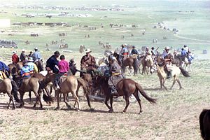 Mongolei: Geographie, Bevölkerung, Geschichte