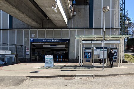 Nanaimo station entrance