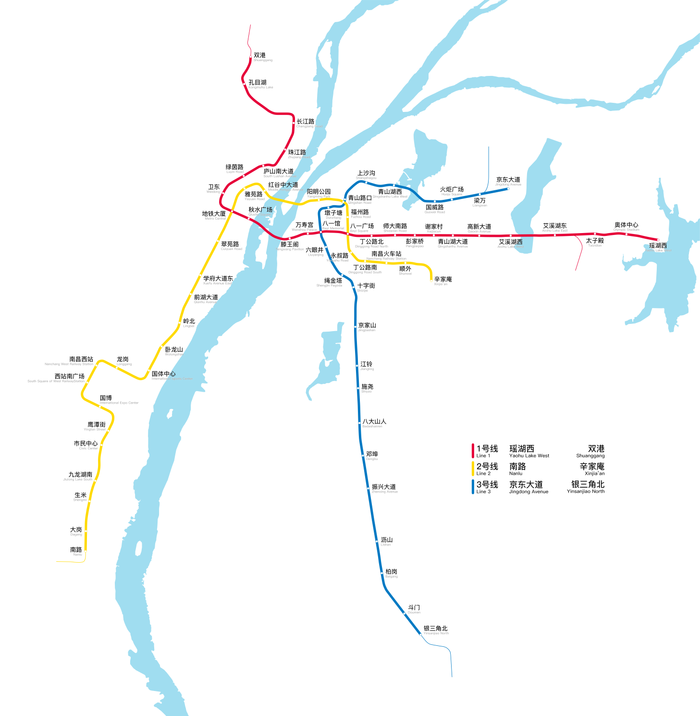 Nanchang Metro Route Map 201806.png