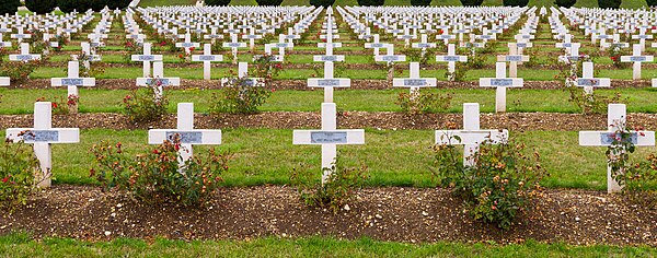 Douaumont national cemetery, near Verdun.