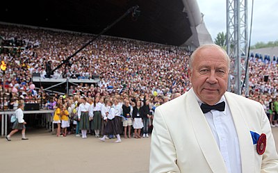 Neeme Järvi XXV üldlaulupeol 2009. aasta juulis