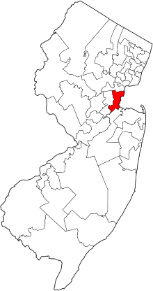 New Jersey Legislative Districts Map (2023) D19 hl.svg