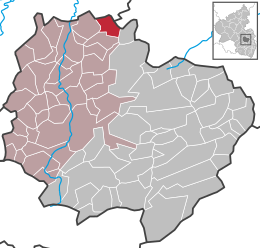 Niederhausen an der Appel - Carte