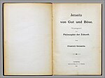 Vorschaubild für Jenseits von Gut und Böse (Nietzsche)