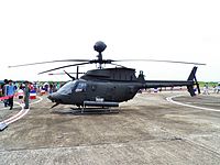 OH-58D 605觀測直昇機。