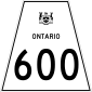 Autobahn 600 Schild
