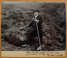 Giuseppe Mercalli na úpatí Vesuvu