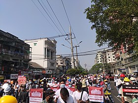 Demonstracije u Mjanmaru