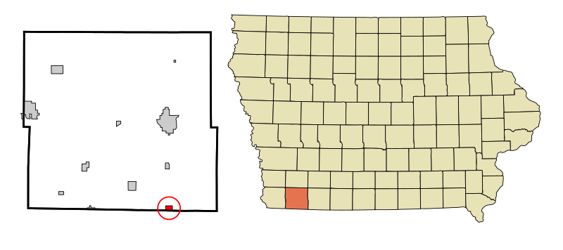 File:Page County Iowa Incorporated and Unincorporated areas Braddyville Highlighted.svg