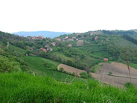 Vue générale du village de Šljivica