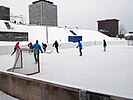 Outdoor ice hockey in Quebec City