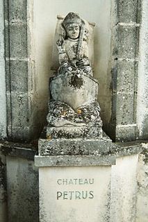 Château Pétrus Bordeaux winery; considered to be the finest producer of Pomerol