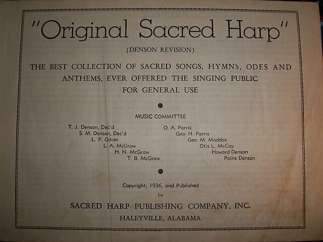 "Original Sacred Harp (Denson Revision)"
