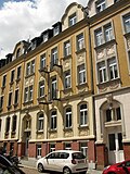 Apartment building in closed development