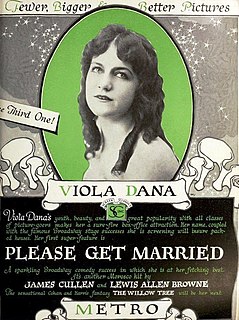 <i>Please Get Married</i> 1919 silent film