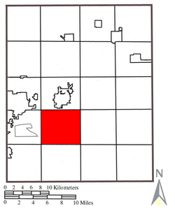 Location within Portage County