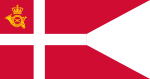 Stander der dänischen Postschiffe