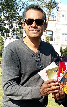 Producer and director Subhash Kapoor during the shooting of Maharani Part 2 in Bhopal (cropped).jpg