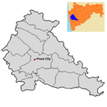 Pune City tehsil im Bezirk Pune.png