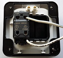 Commercially Available Push Switch - Wired up as a Push to Break Switch Push to Break.jpg