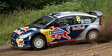 WRC debutant Kimi Raikkonen driving a Citroen C4 WRC during the 60th running of the Rally Finland. Rally Finland 2010 - EK 1 - Kimi Raikkonen 2.jpg