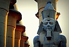 Ramses II in Luxor Temple.jpg