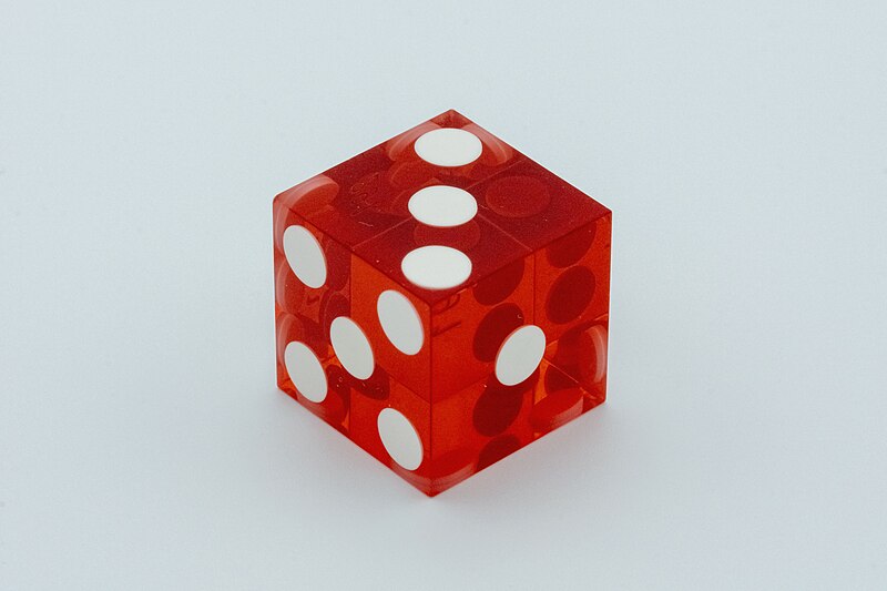 File:Red Casino-Style Die.jpg