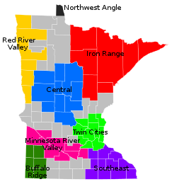 Regions of Minnesota Regions of Minnesota.svg