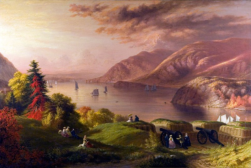File:Robert W. Weir, View of the Hudson River, 1864, West Point Museum.jpg